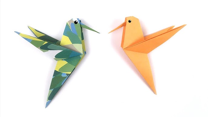 Easy Origami For Kids Hummingbird - How To Make Origami Hummingbird - video  Dailymotion