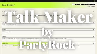 Talk Maker by PartyRock, an Amazon Bedrock Playground AI App screenshot 5