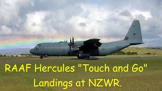 RAAF Hercules &quot;Touch and Go&quot; Landings at NZWR.