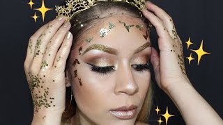 NYX FACE AWARDS 2017 | The Golden Queen Tutorial | EyeCandyCandice screenshot 4