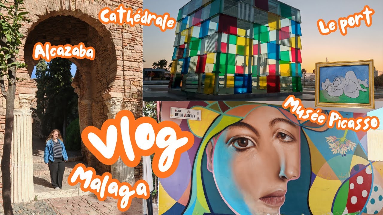 [ANDALOUSIE] Vlog 9- Malaga : Alcazaba, cathédrale, musée Picasso et une fin de journée au port !