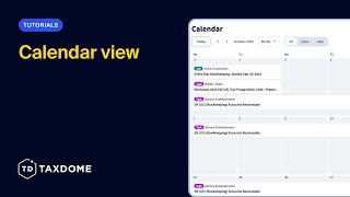 Calendar View