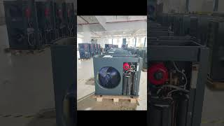 Air-to-water heat pump project in Europe#r32 #r290 #airsourceheatpump #heatpump #waterheater #heat