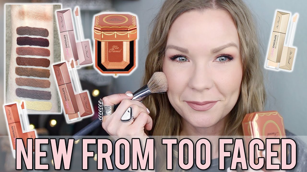 Too Faced Melted Chocolates & Diamond Fire Bronzer! | LipglossLeslie