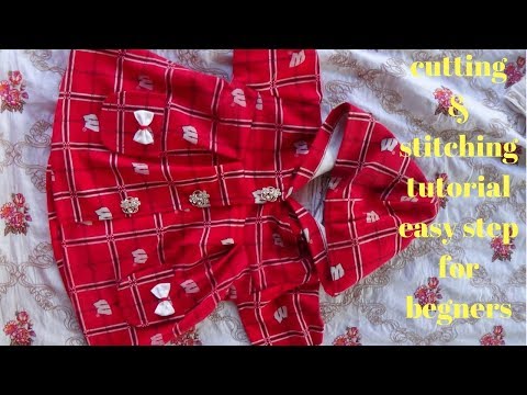Quick & Easy Jhabla Frock Hoodie For Baby Girls Best Cutting  Stitching Tutorial Easy Step By Step