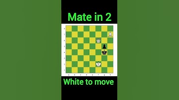 #chess #puzzle #mate in 2, white to move