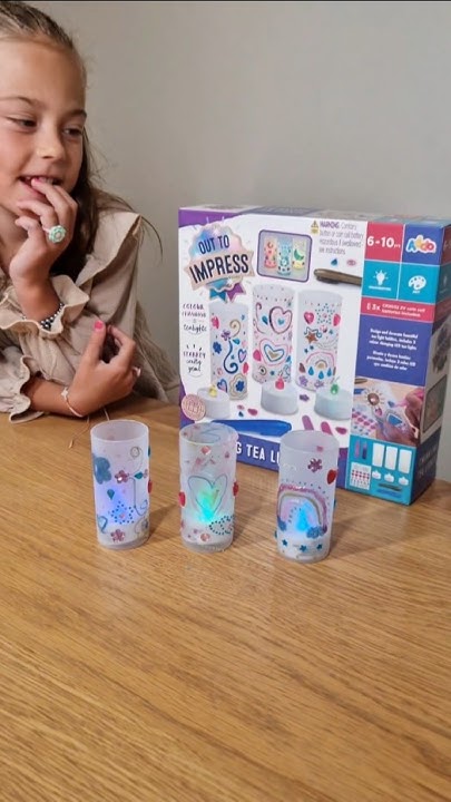 Brighten your room ️ with DIY kit #twinkling #tealightcandleholder #