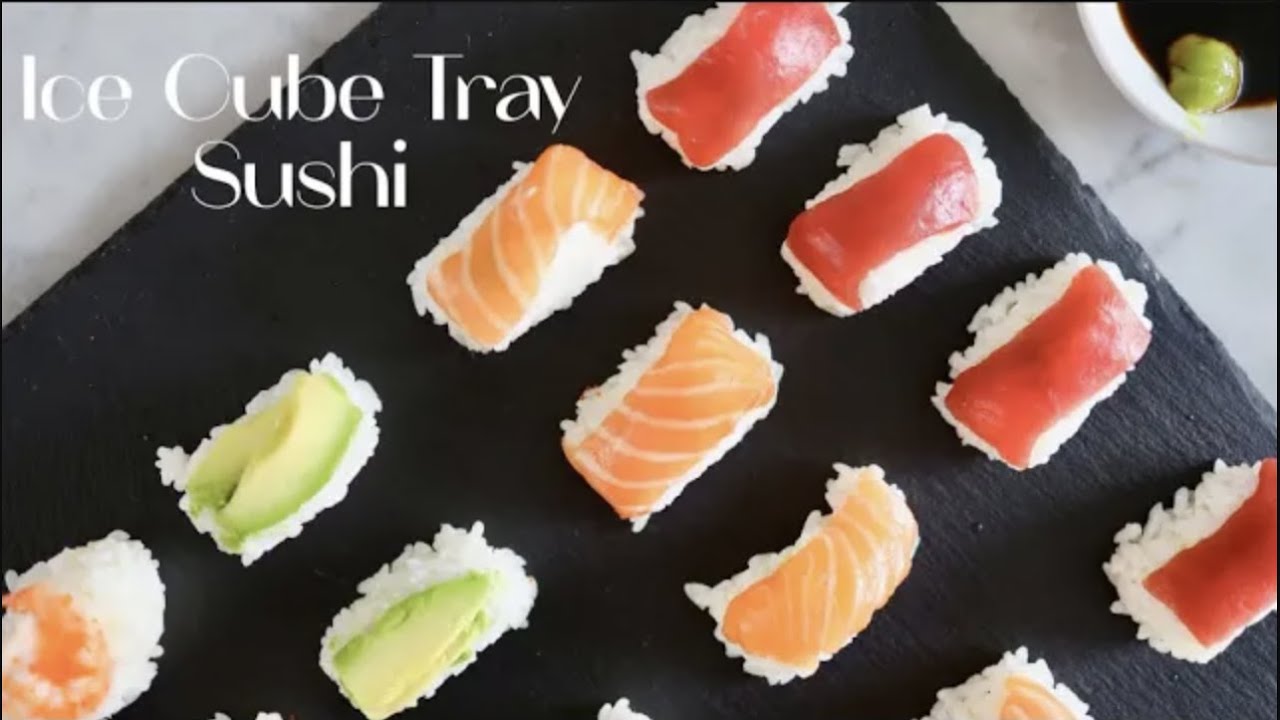 Ice Cube Tray Sushi Recipe