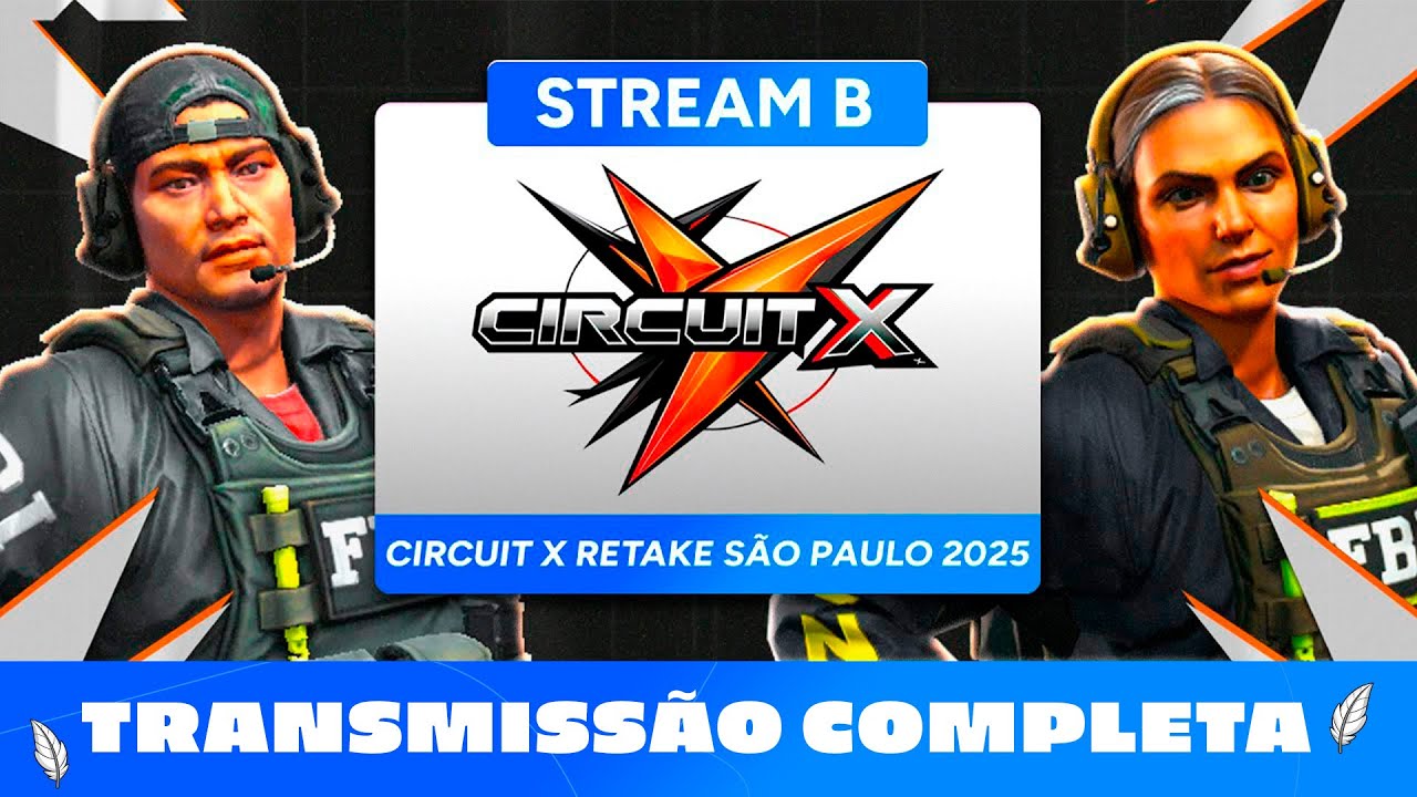 GAIMIN GLADIATORS X BOUNTY HOUNTERS | CIRCUIT X RETAKE SÃO PAULO 2025 | DIA 2 !socio - Siga @Gaules