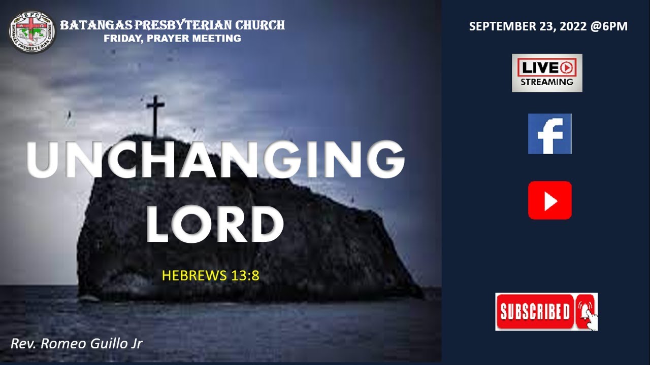 20220923 BPC Friday Prayer Meeting Worship Service Live Streaming - YouTube