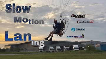 Paramotor Take off and Landing