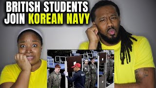 🇬🇧🇰🇷HOW WILL THEY DO?! | American Couple React to British Students Join Korean Navy: Boot Camp Day 1
