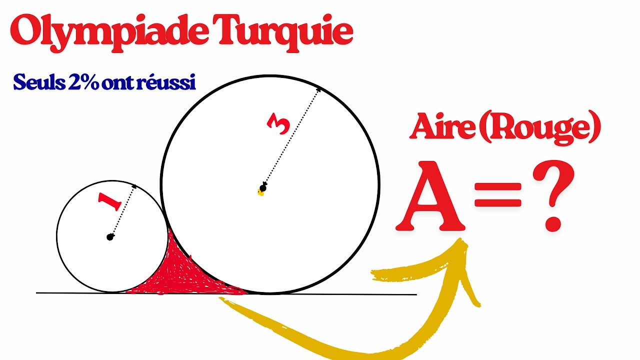 Peux-tu calculer l’aire de cette zone rouge ?