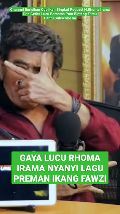 GAYA LUCU RHOMA IRAMA NYANYI LAGU PREMAN IKANG FAWZI #shorts #rhomairama #ikangfawzi #bisikanrhoma