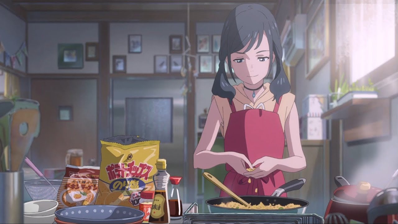 When Hina Make Potato Chips Fried Rice To Hodaka Tenki No Ko