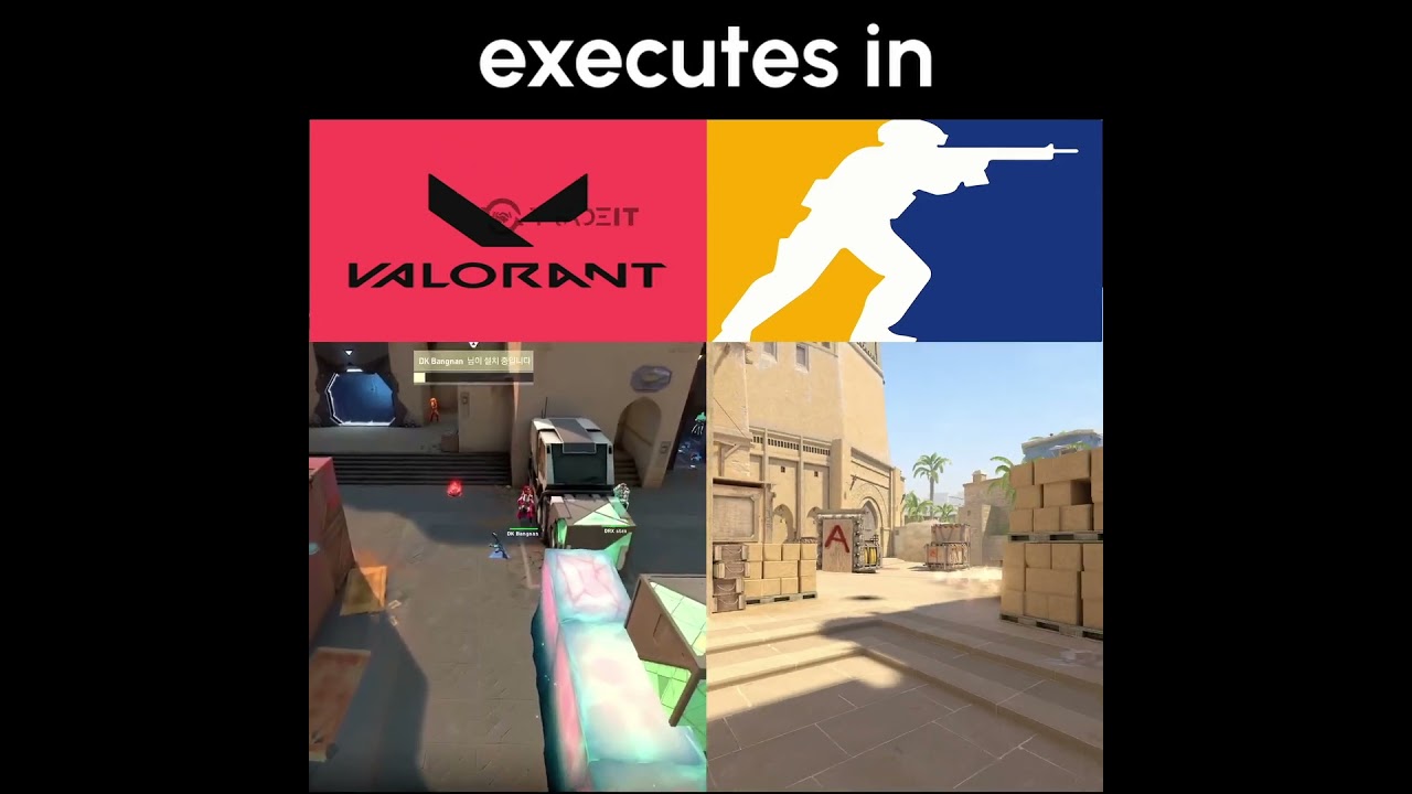 Valorant vs CS2 Executes