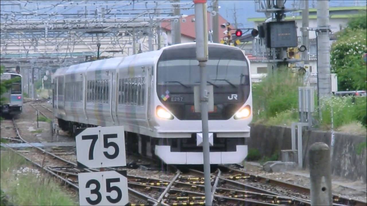 信濃大町駅 白馬駅行き 特急あずさ Youtube