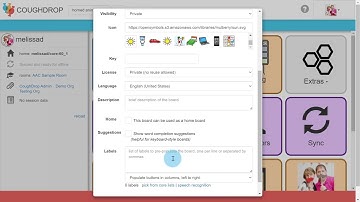 Create a New AAC Speech Board in CoughDrop
