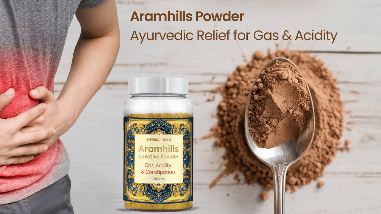 Struggling with Digestion? Try Aramhills Powder from Herbal Hills for Quick Relief
