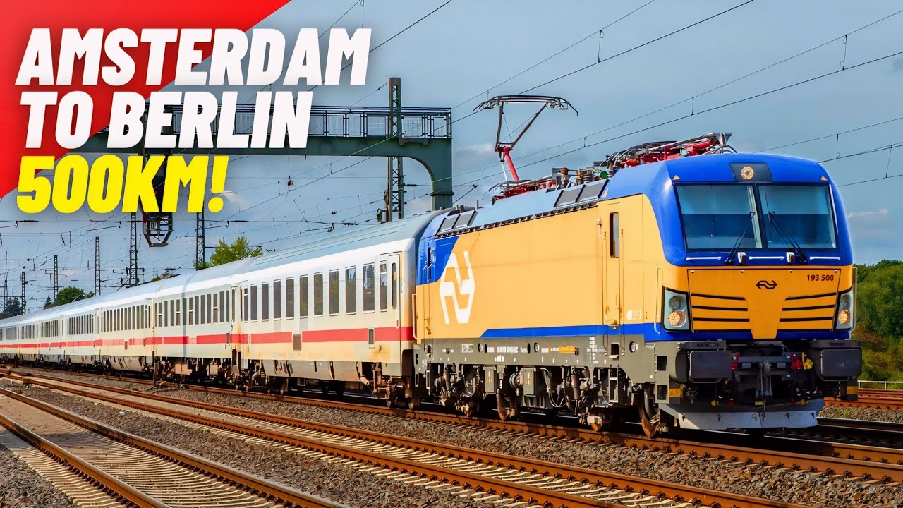 Amsterdam to Berlin by Germany's DB InterCity Train in First Class!