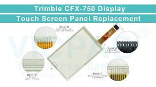 Trimble CFX-750 Display Touch Screen Replacement