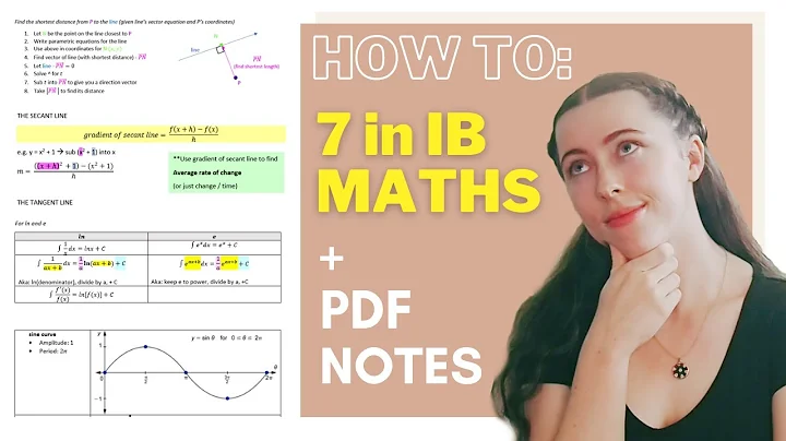HOW I GOT A 7 IN IB MATHS II PDF Notes + Study Strategies - 天天要闻