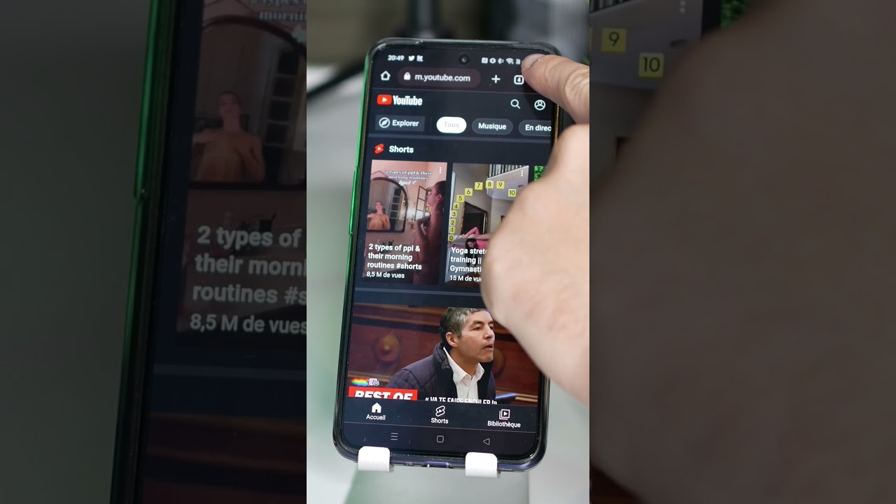 Écouter YouTube avec l'Écran Éteint sur Smartphone Android 