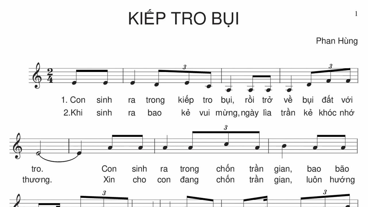 Kiếp Tro Bụi - Phan Hùng (Bè chính)