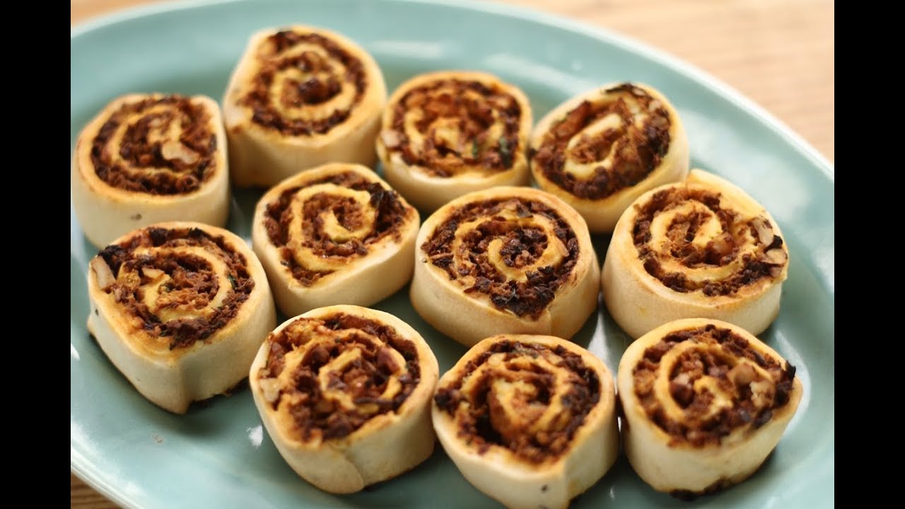 Chicken Walnut Pinwheels