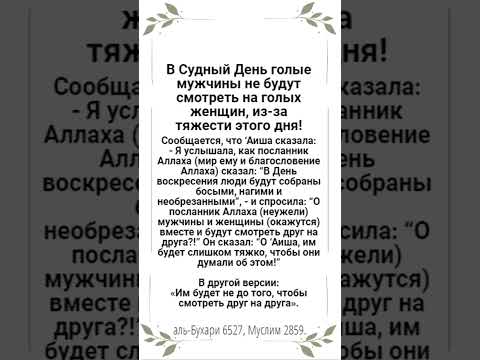 В Судный День