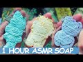 1 HOUR ASMR🎧. Soap cubes only. Very satisfying relax sound😴 Compilation #4