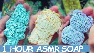1 HOUR ASMR. Soap cubes only. Very satisfying relax sound Compilation #4
