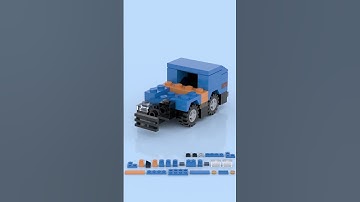 LEGO Mini Garbage Truck 🚛♻️ Tiny Build, Big Clean-Up Fun! 🧱✨ #lego