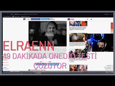 ELRAENN - 49 DAKİKADA ONEDİO TESTLERİ ÇÖZÜYOR (+18)