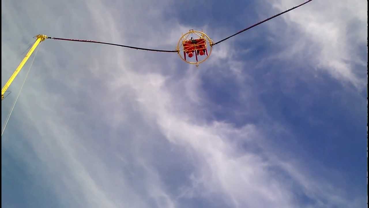 Sling Shot ride at the carnival YouTube