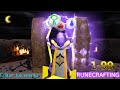 OSRS 99 RUNECRAFTING GRIND (SKILLER POV)