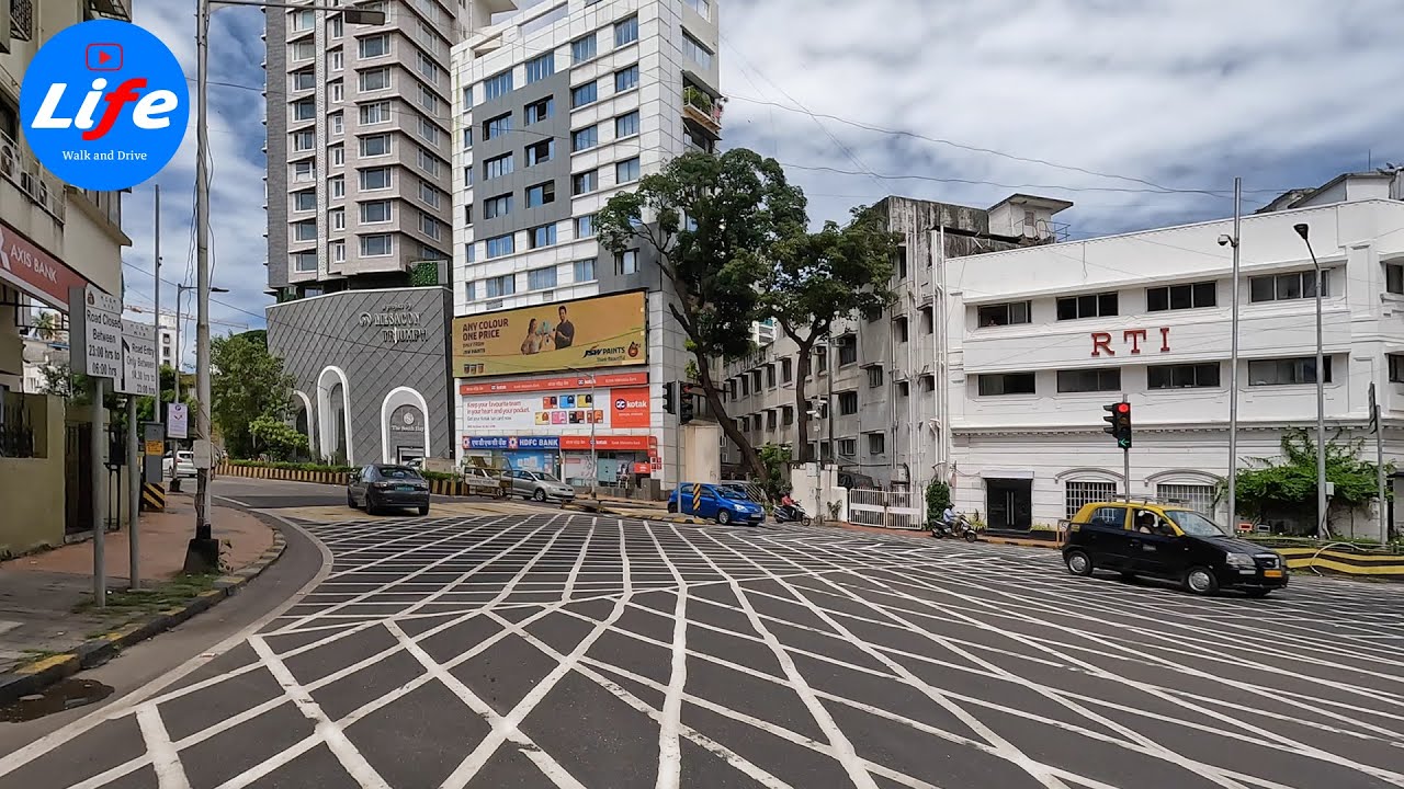 Driving in Mumbai - South Mumbai 4K - Driving Downtown