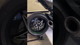 KAWASAKI NINJA H2 VANDEMON Exhaust Sound (Cold Start, Exhaust Revs, Angry Sound)