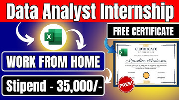 Data Analyst Internship | High stipend | Work from Home