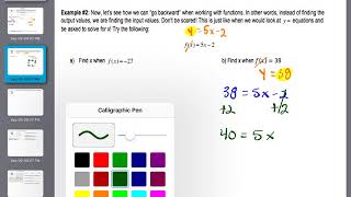 Function Notation Notes 2