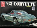 Building the AMT '63 Custom Corvette Sting Ray Split Window scale model kit Part 1