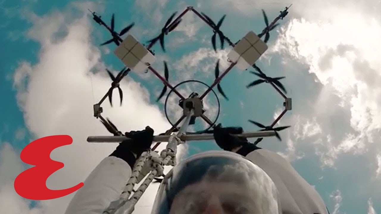 mens fashion corporativo Watch the World’s First Drone Jump