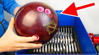 Fast Shredder VS Bowling Ball VS Hydraulic Press