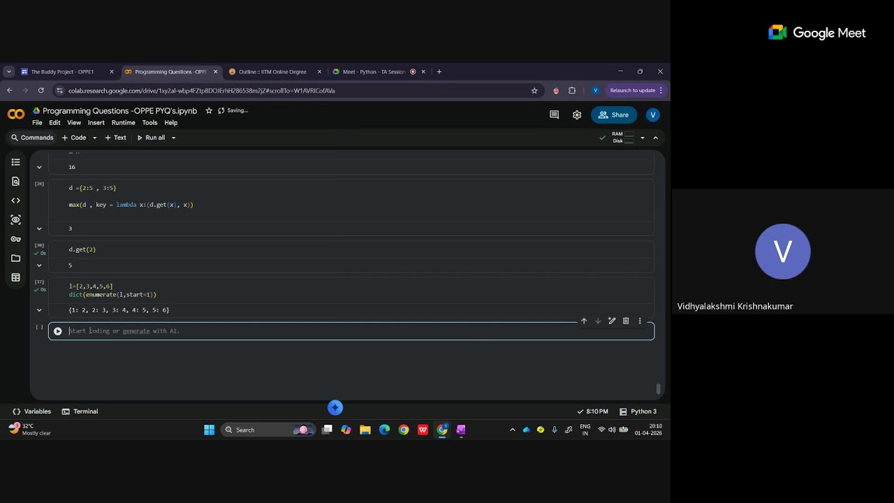 Python - TA | OPPE revision - YouTube