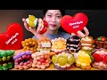 💝Macaron😍바삭 쫀쫀✨비주얼 최강 마카롱 먹방❤ [Oreo,Brownie,Mint,Yellow Cheese,Blueberry,Strawberry,Mango] Mukbang