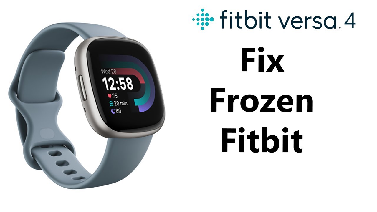 server Besætte teori How To Fix Unresponsive or Frozen Fitbit Versa 4 - YouTube