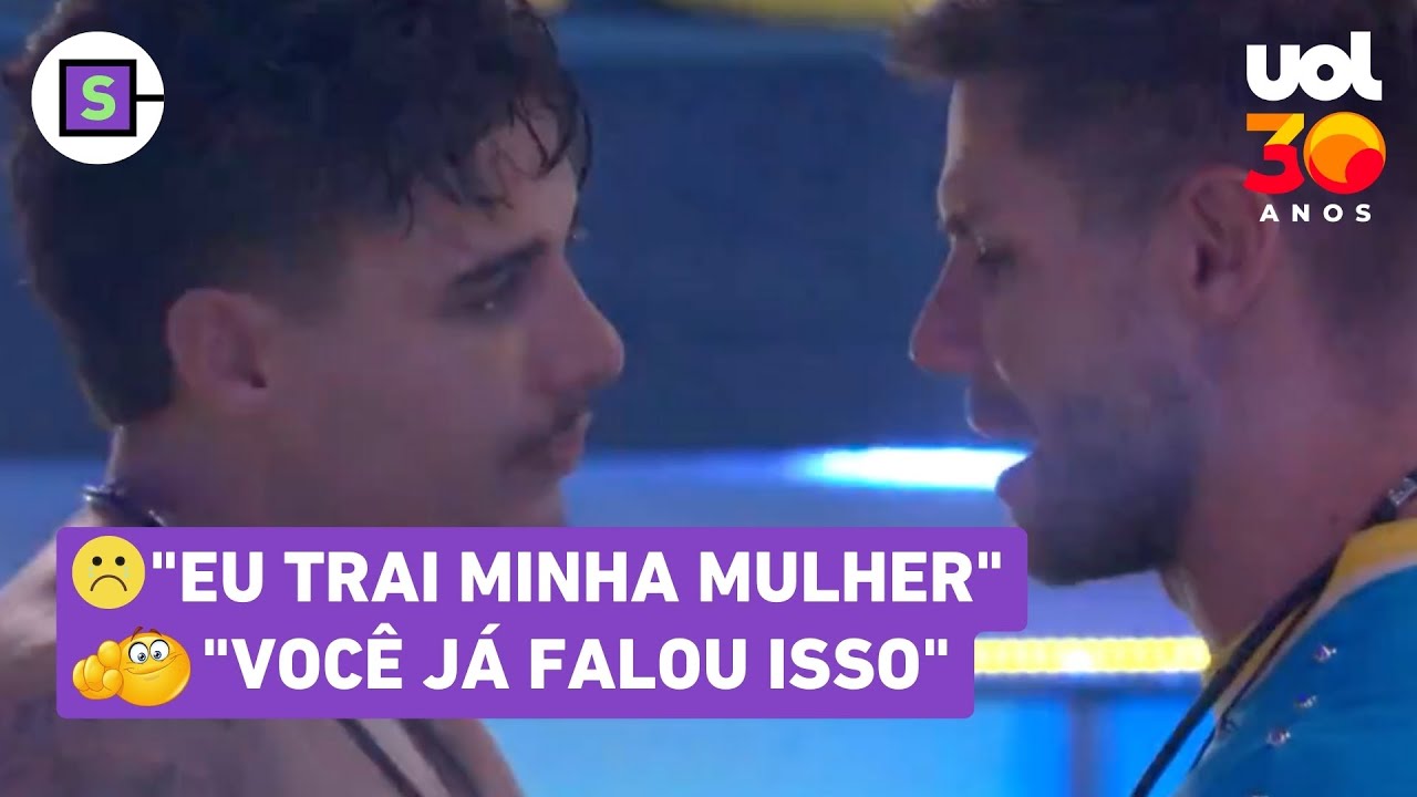 BBB 26: Pedro fala de novo que traiu mulher e Jonas responde: 'Você já falou'