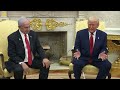 Donald Trump defends his crashing of the global economy