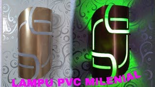 Lampu hias pipa paralon milenial