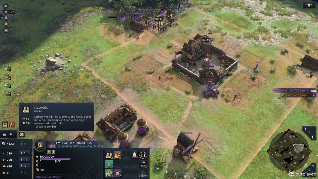 Knights Templar - Full melee units for the win  --- Age of empires 4